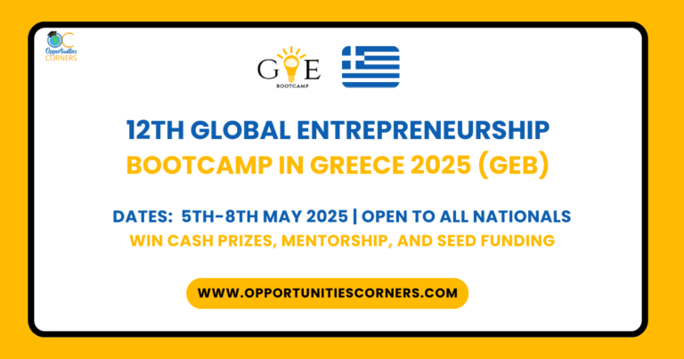 12th Global Entrepreneurship Bootcamp in Greece 2025 (GEB) unisearch