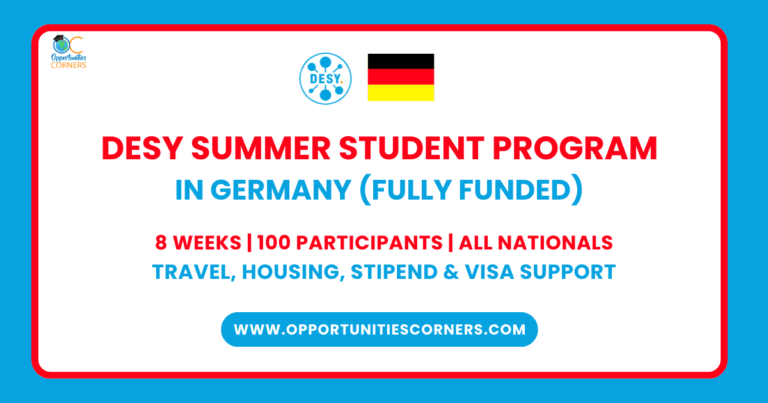 DESY Summer Student Program 2025 in Germany (Fully Funded) unisearch