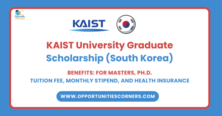 KAIST University Graduate Scholarship 2025 (FALL Intake) unisearch