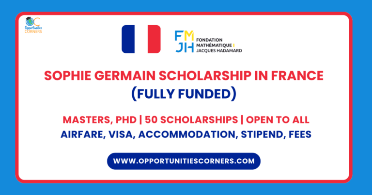 Sophie Germain Scholarship 2025/26 in France (Fully Funded) unisearch