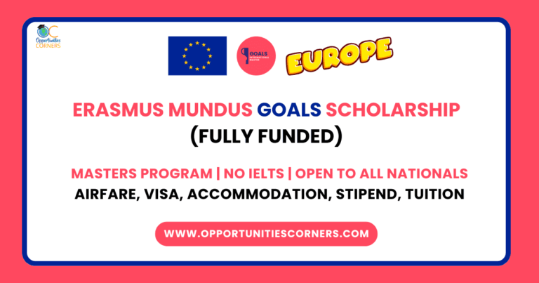 Erasmus Mundus GOALS Scholarship 2025/27 (Fully Funded) unisearch