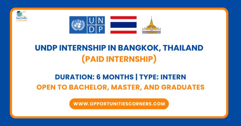 UNDP Internship 2025 in Bangkok, Thailand (PAID) unisearch