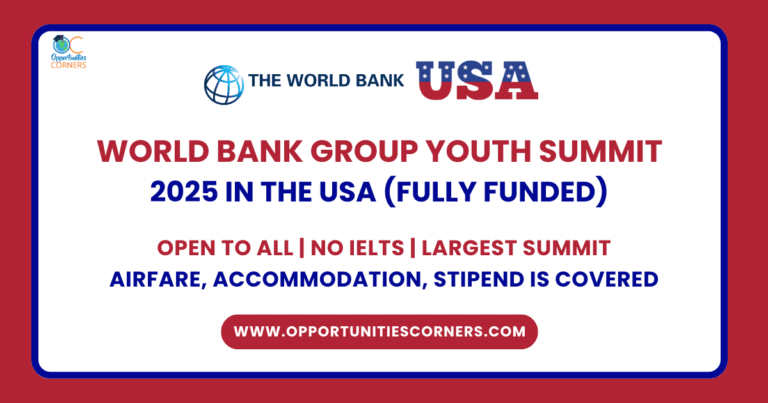 World Bank Youth Summit 2025 in USA (Fully Funded) unisearch