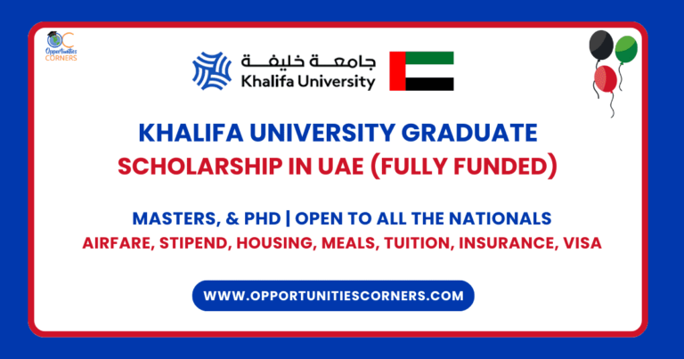 Khalifa University Graduate Scholarship 2025 in UAE (Fully Funded) unisearch