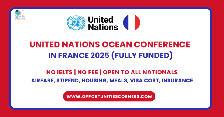 UN Ocean Conference in France in 2025 (Fully Funded) unisearch