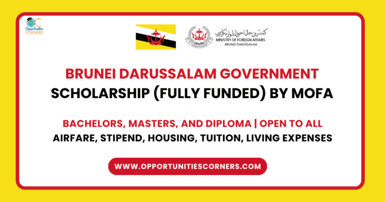 Brunei Darussalam Government Scholarship 2025/26 (Fully Funded) unisearch