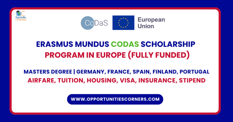 Erasmus Mundus CODAS Scholarship 2025/27 (Fully Funded) unisearch