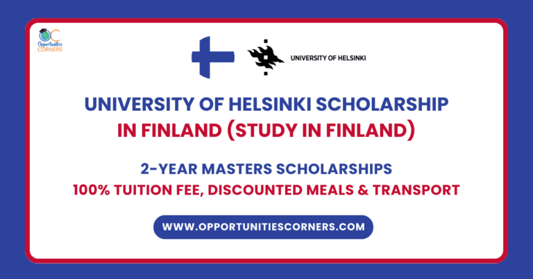 University of Helsinki Scholarship 2025 in Finland (Study in Finland) unisearch