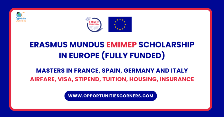 Erasmus Mundus EMIMEP Scholarship 2025/27 (Fully Funded) unisearch