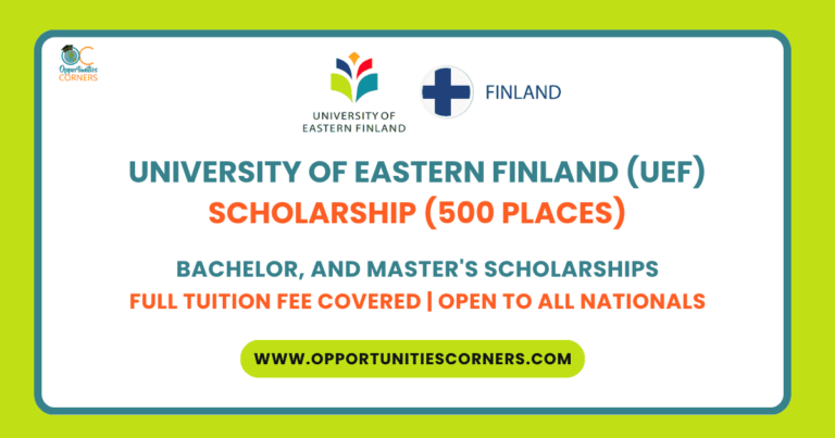 University of Eastern Finland (UEF) Scholarship 2025 (500 Places) unisearch