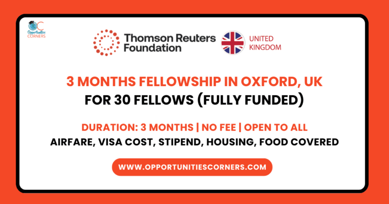 Reuters Institute Fellowship 2025 in Oxford, UK (Fully Funded) unisearch