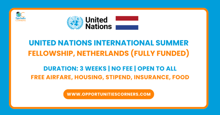 United Nations International Fellowship 2025 in Netherlands (Fully Funded) unisearch