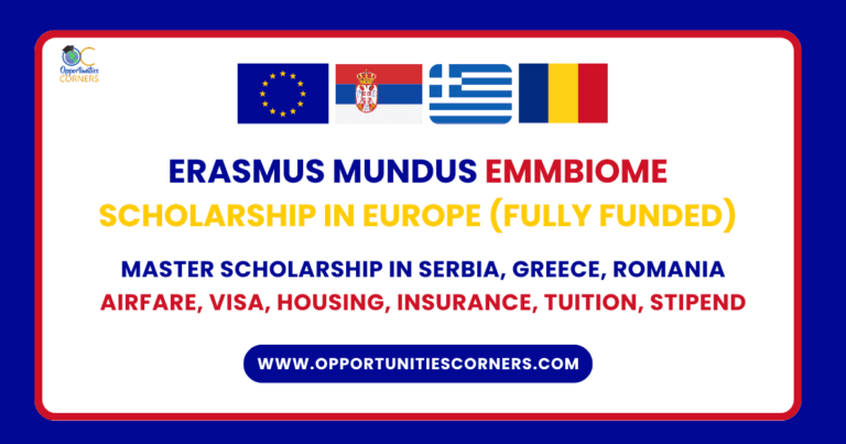 Erasmus Mundus EMMBIOME Scholarship 2025/27 (Fully Funded) unisearch