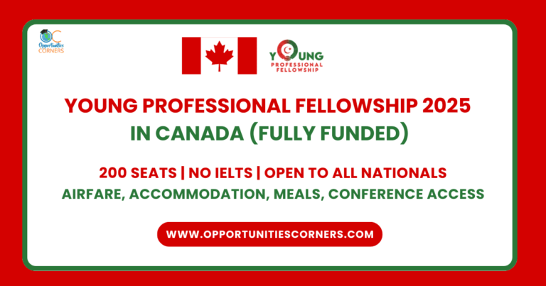 Young Professional Fellowship 2025 in Canada (Fully Funded) unisearch