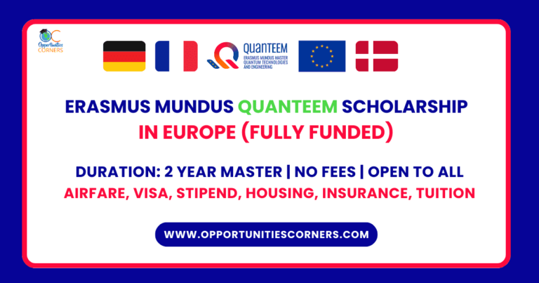 Erasmus Mundus QuanTEEM Scholarship 2025/27 (Fully Funded) unisearch