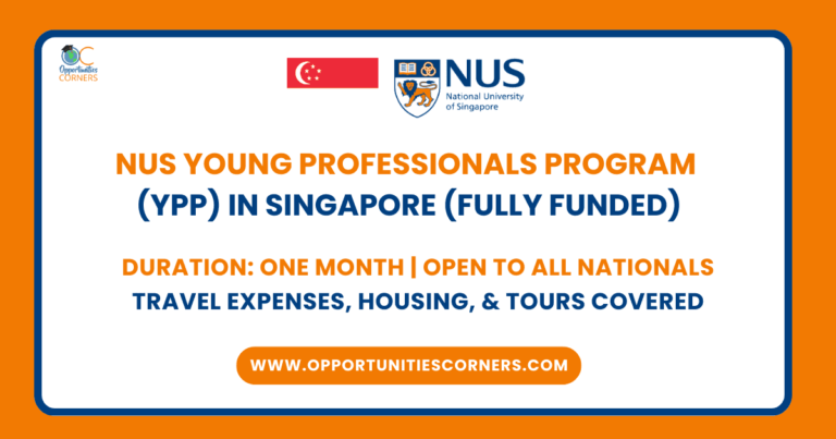 NUS Young Professionals Program (YPP) 2025 in Singapore (Fully Funded) unisearch