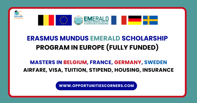 Erasmus Mundus EMERALD Scholarship 2025/27 (Fully Funded) unisearch