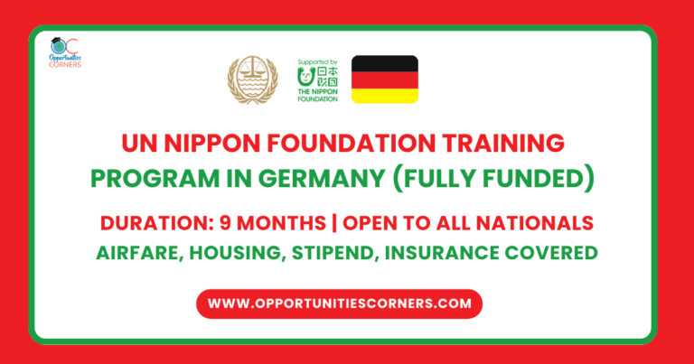 UN Nippon Foundation Training Program 2025 in Germany (Fully Funded) unisearch