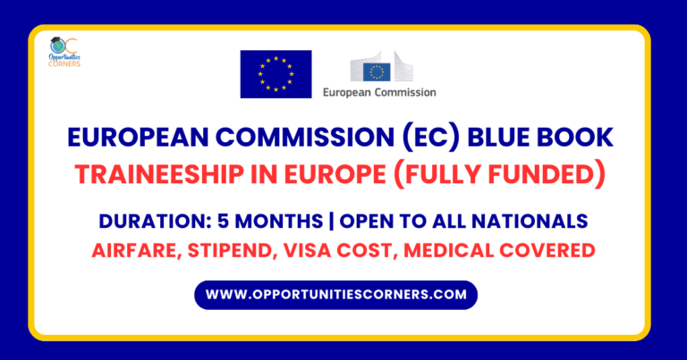 EC Blue Book Traineeship 2025 in Europe (Fully Funded) unisearch